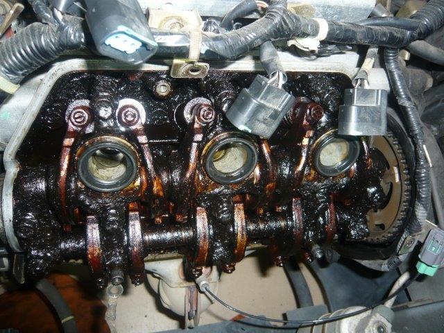エンジンオイル漏れ修理